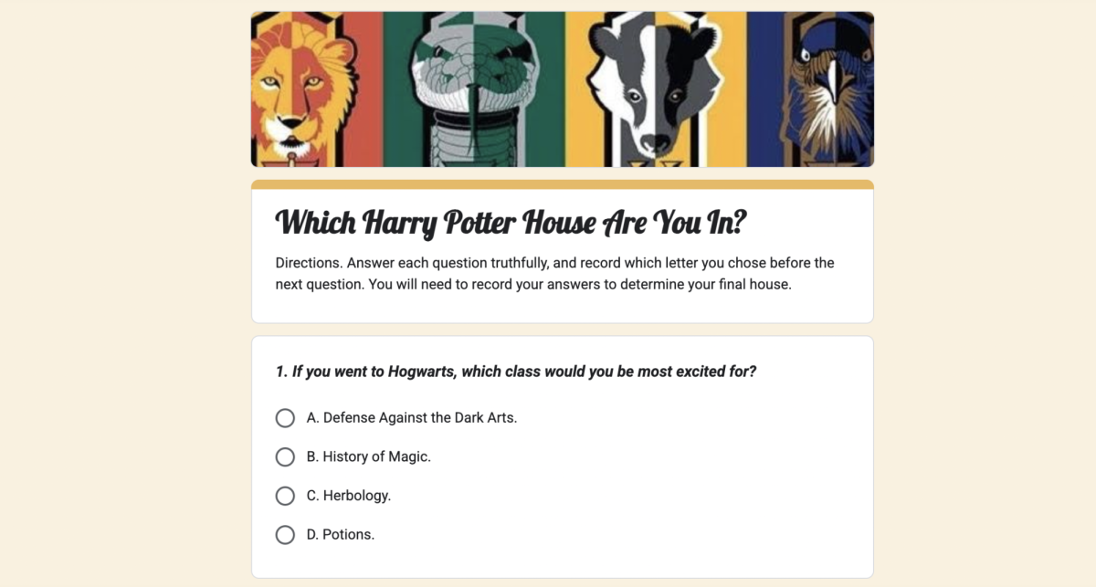 Which Harry Potter House are you in? Take the quiz to find out!