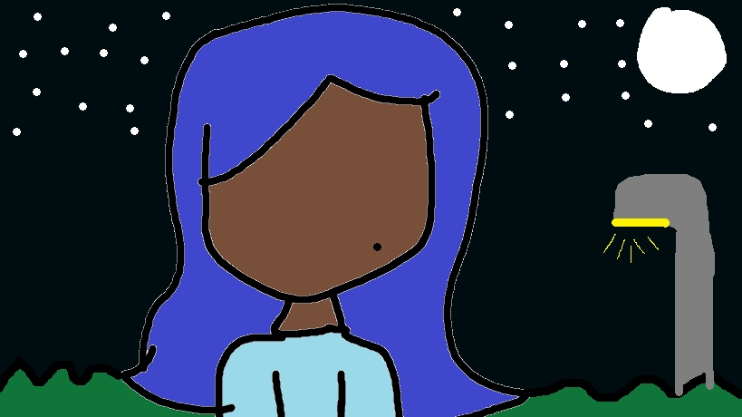 Aurora's artwork: Starry night