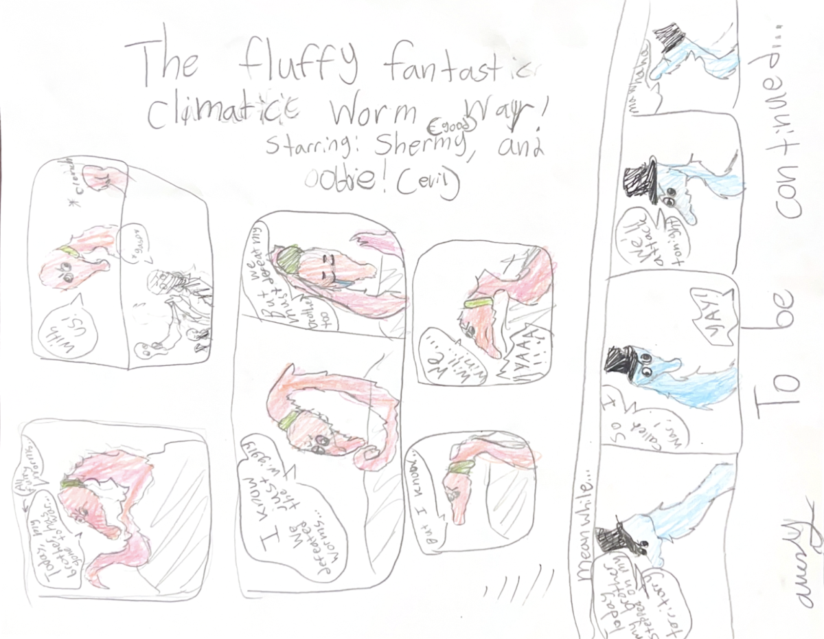 The fluffy, fantastic climatic worm war: A comic