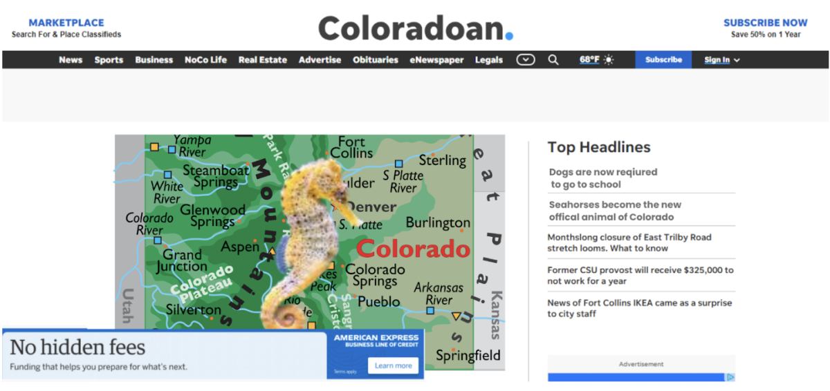 Seahorses Become the New Official Animal of Colorado