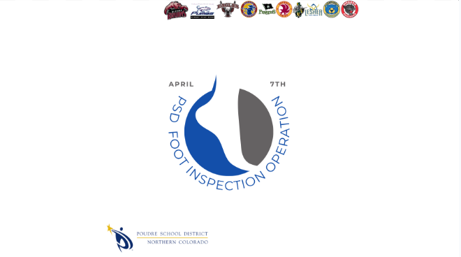 PSDFIO (Poudre School District Foot Inspector Operation) is coming to Webber
